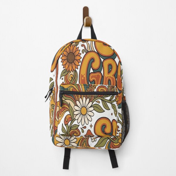 Item preview, Stay Groovy T-Shirt - Retro 70s and Psychedelic Floral Style designed and sold by Tamarout.