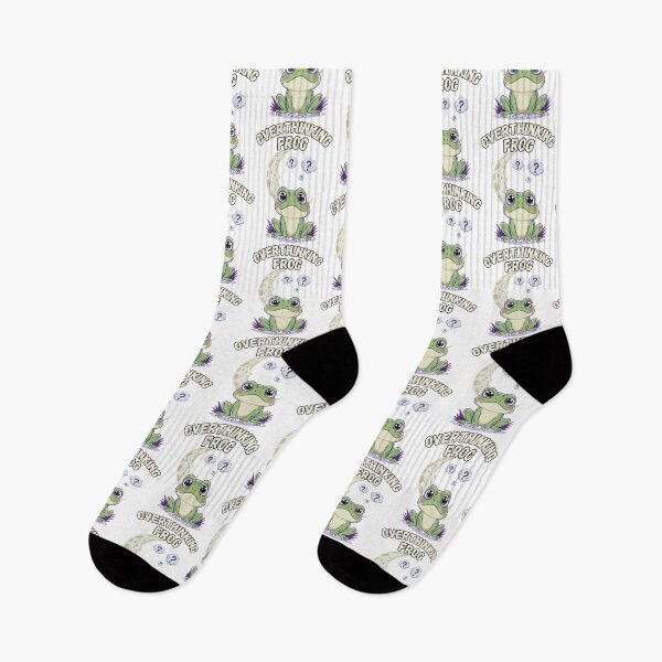 Item preview, Overthinking Frog Mental Health Cute Frog Night Moon Shirt designed and sold by BellabdO.