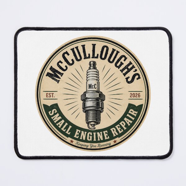 Item preview, McCullough's Small Engine Repair designed and sold by CLMDigitalArt.