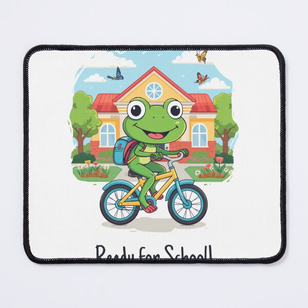 Item preview, Ready for School Frog Bicycle Adventure designed and sold by Elkhomsiy.