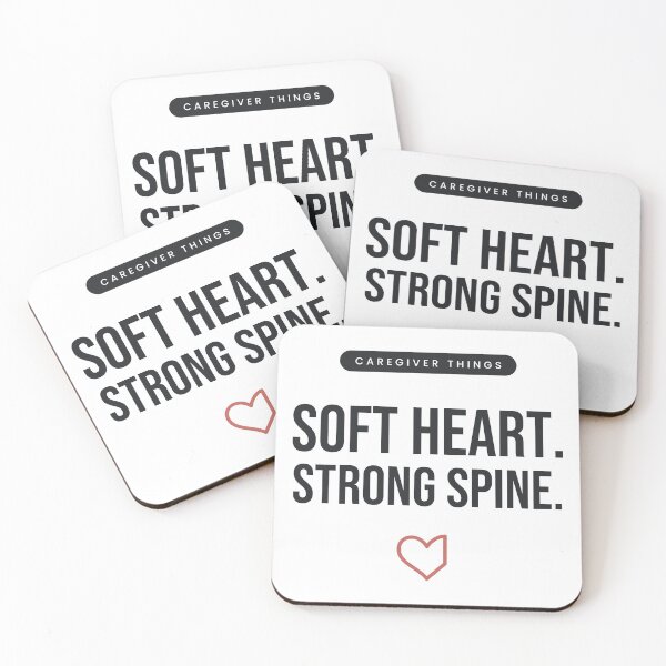 Item preview, Caregiver Soft Heart Strong Spine Caregiver Appreciation designed and sold by QuietColumn.