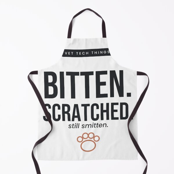 Item preview, Vet Tech Bitten Scratched Still Smitten Funny Vet Tech Gift designed and sold by QuietColumn.