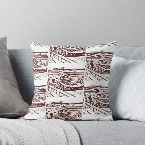 Item preview, Brown Monochrome Supercar Racing Motion Line Art designed and sold by Nexus Space.