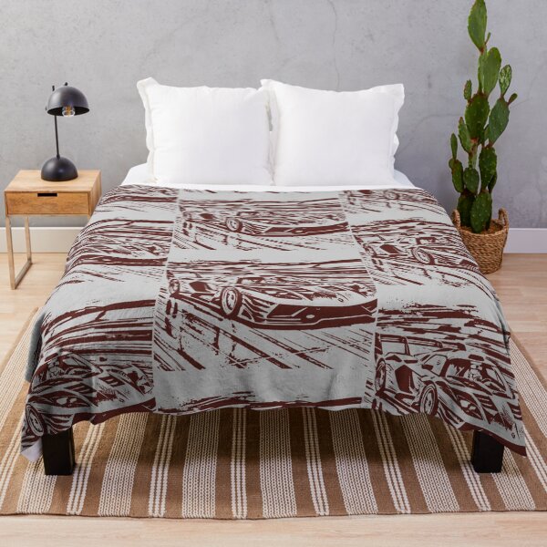 Item preview, Brown Monochrome Supercar Racing Motion Line Art designed and sold by Nexus Space.