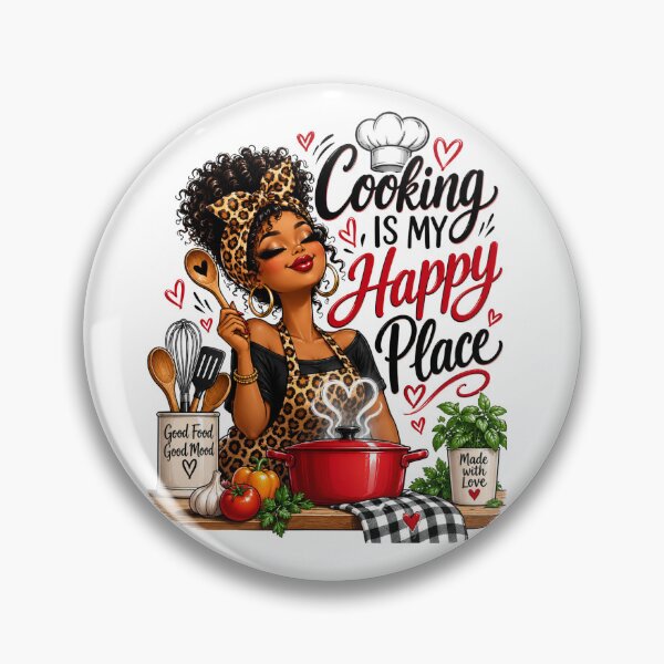 Item preview, Cooking Is My Happy Place - Made with Love - Good Food Good Mood designed and sold by Her2Harmony.