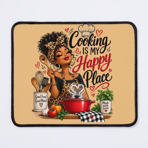 Item preview, Cooking Is My Happy Place - Made with Love - Good Food Good Mood designed and sold by Her2Harmony.