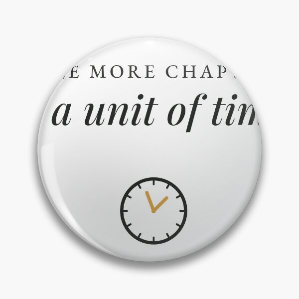 Item preview, One More Chapter Is a Unit of Time Bookish Clock Design designed and sold by QuietColumn.
