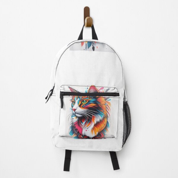 Item preview, Colorful Tribal Fox - Watercolor Fantasy Art designed and sold by CHAWOUSDESIGN02.