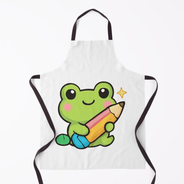 Item preview, Frog with Pencil designed and sold by foryouandyours.