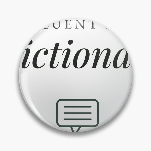Item preview, Fluent in Fictional Book Lover Typography designed and sold by QuietColumn.