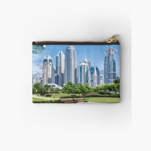 Item preview, Floating Earth Futuristic City Park designed and sold by Side By Side Studio.