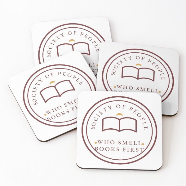 Item preview, Society of People Who Smell Books First Book Crest Badge designed and sold by QuietColumn.