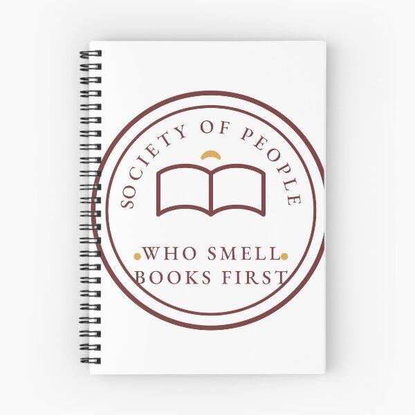 Item preview, Society of People Who Smell Books First Book Crest Badge designed and sold by QuietColumn.