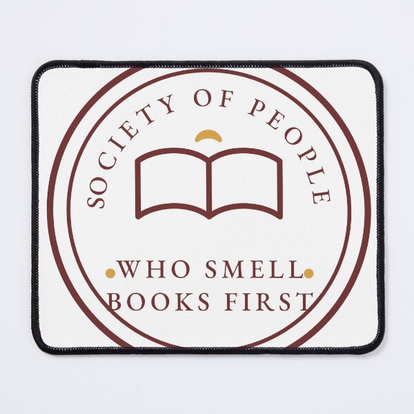 Item preview, Society of People Who Smell Books First Book Crest Badge designed and sold by QuietColumn.