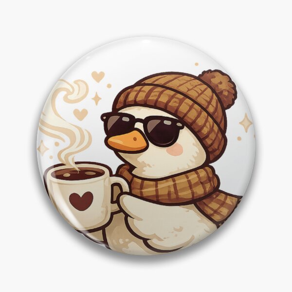 Item preview, Cozy Duck with Coffee designed and sold by FatmaAhmed90.