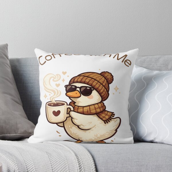 Item preview, Cozy Duck with Coffee designed and sold by FatmaAhmed90.