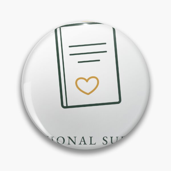 Item preview, Emotional Support Paperback Funny Book Lover Design designed and sold by QuietColumn.