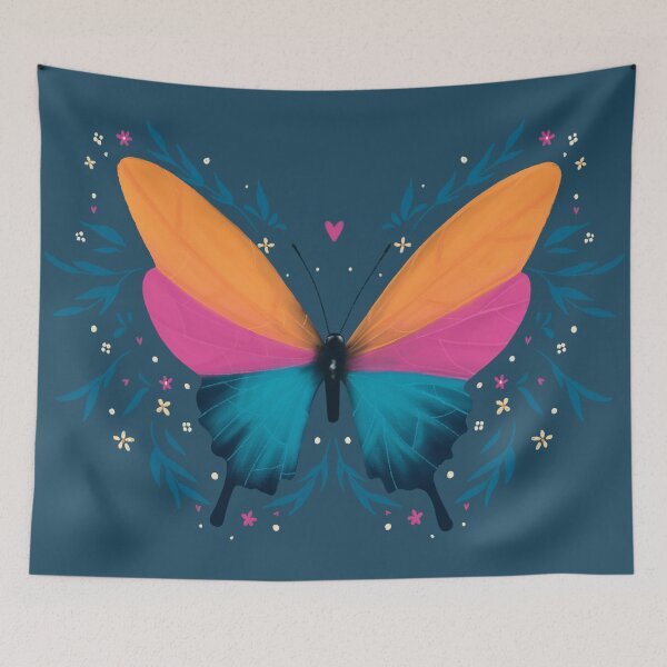 Item preview, Floral Butterfly designed and sold by Tatiana Gomes.