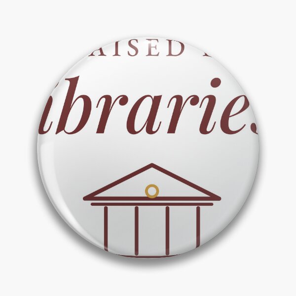 Item preview, Raised by Libraries Library Lover Typography designed and sold by QuietColumn.