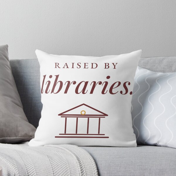 Item preview, Raised by Libraries Library Lover Typography designed and sold by QuietColumn.