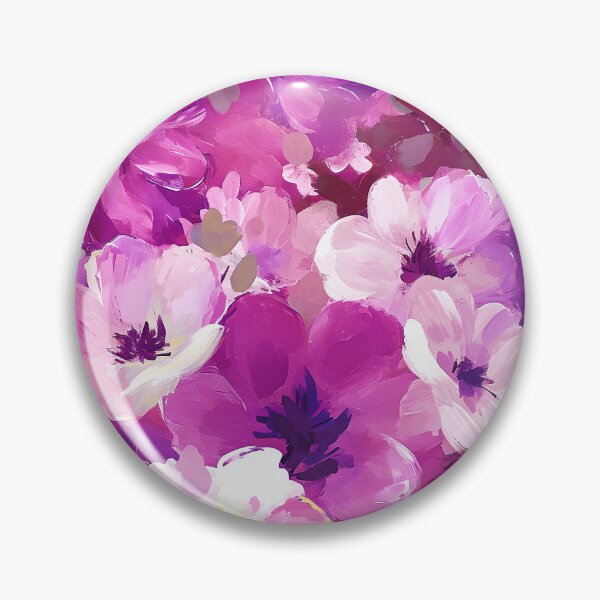 Item preview, Pink, Purple-Lilac, And Creamy Colors Floral Art designed and sold by DEC02.