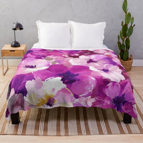 Item preview, Pink, Purple-Lilac, And Creamy Colors Floral Art designed and sold by DEC02.
