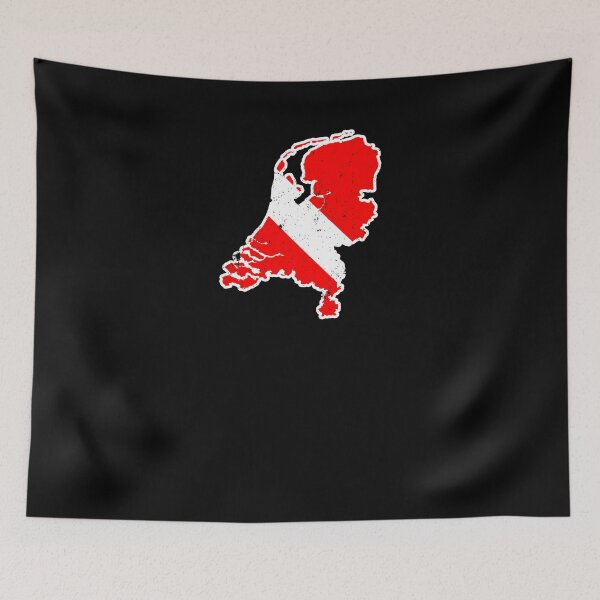 Item preview, Netherlands Scuba Dive Shirt Rescue Diver Flag Shirt designed and sold by shoppzee.