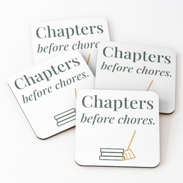 Item preview, Chapters Before Chores Funny Reading Priorities Design designed and sold by QuietColumn.