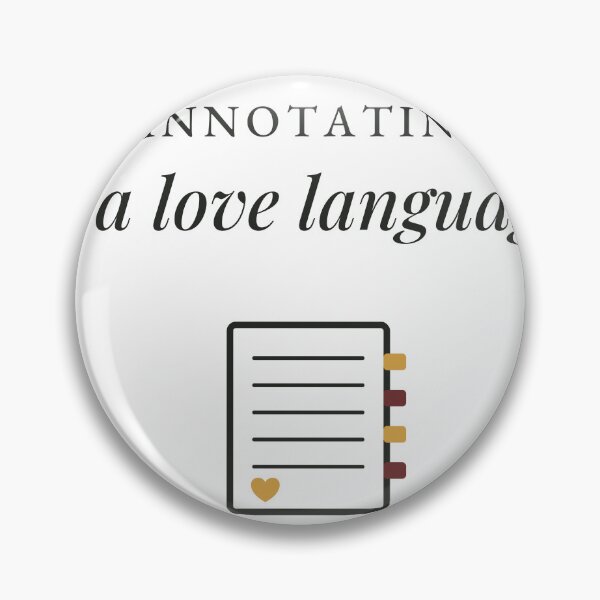 Item preview, Annotating Is a Love Language Book Tabs Design designed and sold by QuietColumn.