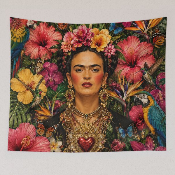 Item preview, Frida Kahlo Tropical paradise designed and sold by Muycote.