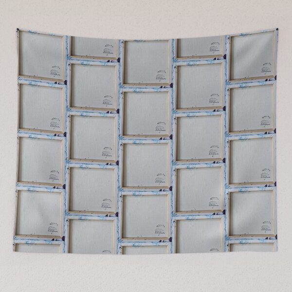 Item preview, The Back of a Canvas square stretched canvas designed and sold by LaurenMyersArtist.