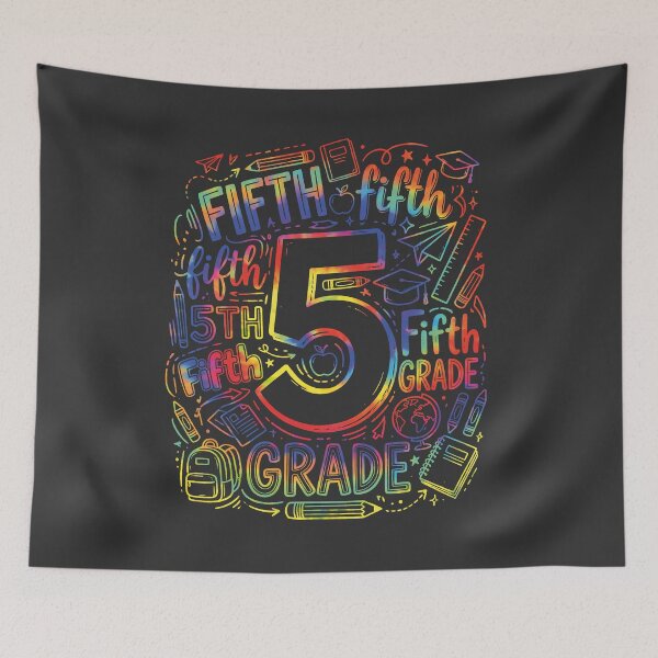 Item preview, 5th Grade Teacher Typography Team Fifth Grade Back to School designed and sold by viectory.