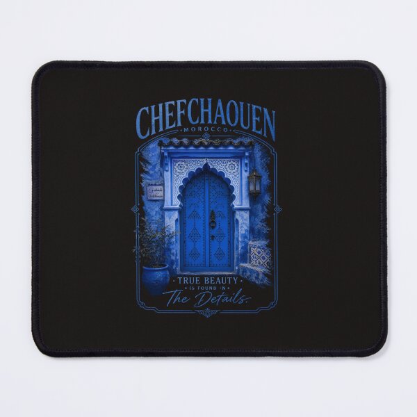 Item preview, Chefchaouen Blue Door Detail – True Beauty is Found in the Details – Moroccan Blue City Art designed and sold by bobscraze.