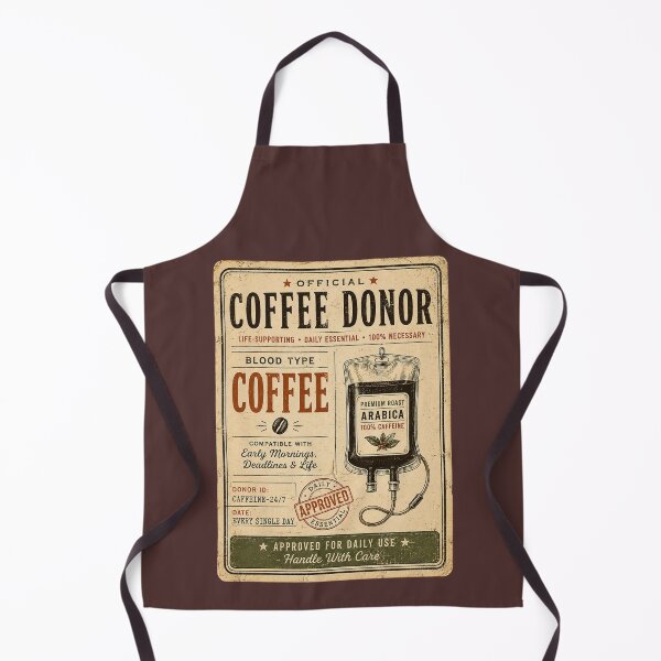 Item preview, Official Coffee Donor Blood Type Coffee Vintage Retro Funny Coffee Lover designed and sold by piketo.