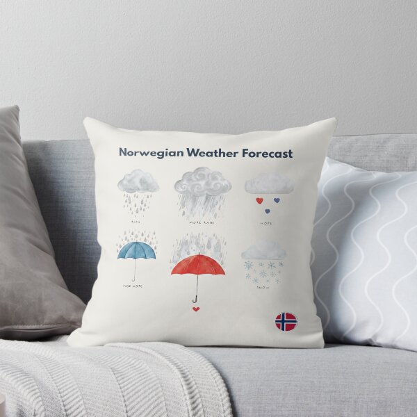 Item preview, Officially Unofficial Norway: Norwegian Weather Forecast designed and sold by Artmugic.