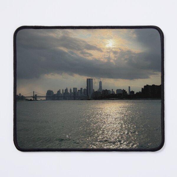 Item preview, Cloudy Day Over The City - Lower Manhatten designed and sold by slightlystormie.