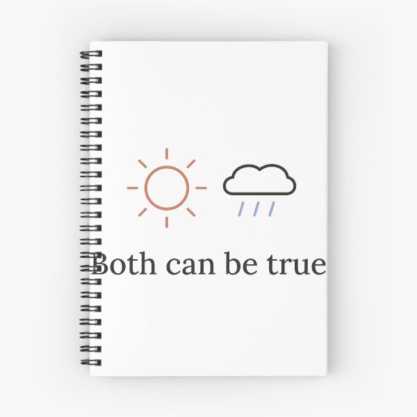 Item preview, Both Can Be True Sun and Rain Emotional Honesty Design designed and sold by QuietColumn.