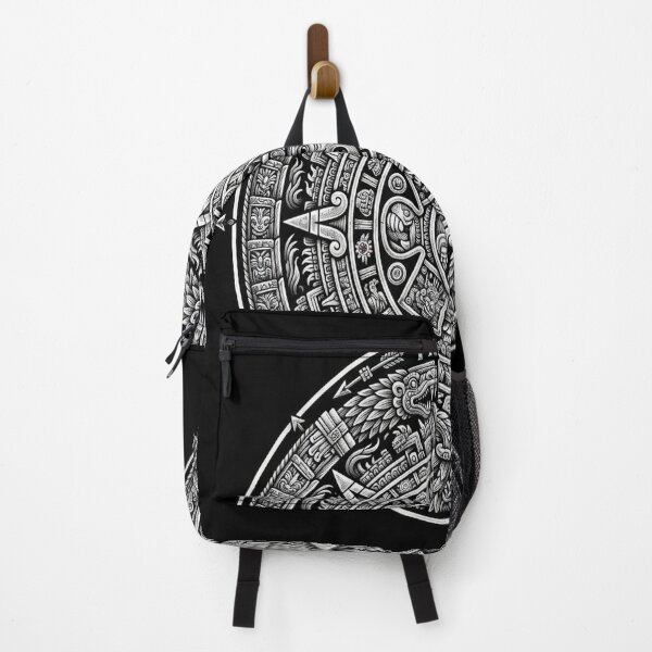 Item preview, Aztec Calendar Sun Stone - Greyscale designed and sold by vlahosfeari.