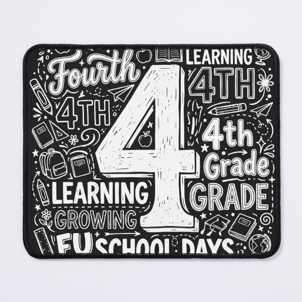 Item preview, Back to School Typography Fourth 4th Grade Team Teacher designed and sold by viectory.