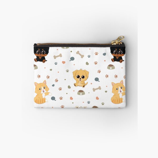 Item preview, Cute Dog & Cat Seamless Pattern designed and sold by MascarenoM.