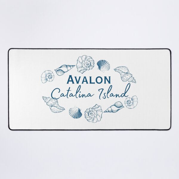 Item preview, Avalon Catalina California Seashell Circle Shirt | Coastal Beach Souvenir Tee | Ocean-Inspired California Apparel designed and sold by DonnaRaine.