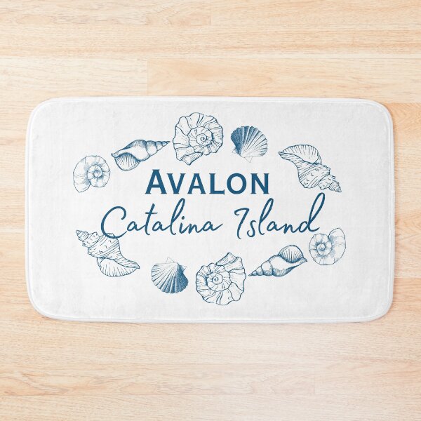 Item preview, Avalon Catalina California Seashell Circle Shirt | Coastal Beach Souvenir Tee | Ocean-Inspired California Apparel designed and sold by DonnaRaine.