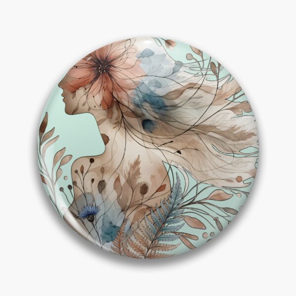Item preview, Modern Abstract Boho Woman designed and sold by Eclectic Monkey.