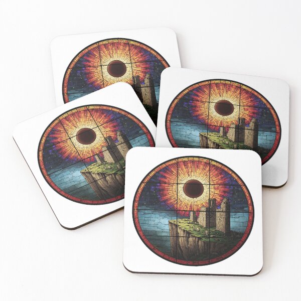 Item preview, Cosmic Stained Glass Solar Eclipse Citadel designed and sold by vdjjtrub.