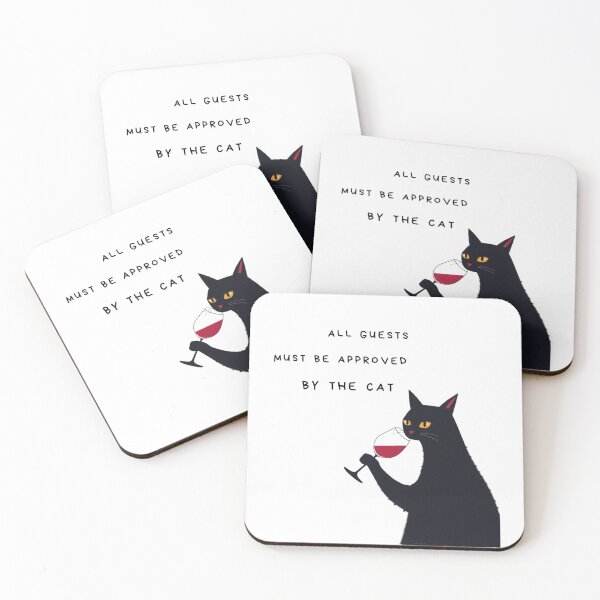 Item preview, All guests approved by Cat - funny designed and sold by evavv-studio.