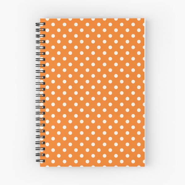 Item preview, Bright Orange and White Polka Dot Pattern designed and sold by zenjiinspired.