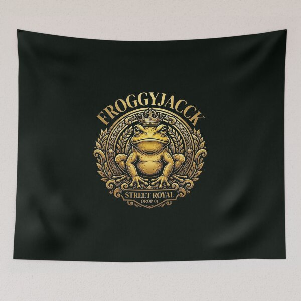 Item preview, FroggyJacck Street Royal Crowned Frog Crest designed and sold by FroggyJacck.