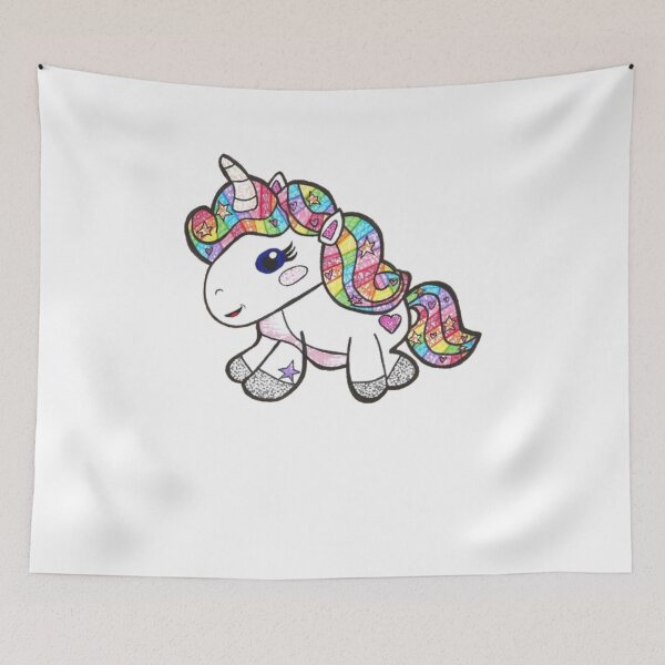Item preview, Rainbow Unicorn designed and sold by mohmadhagodi.