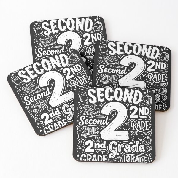 Item preview, Back To School First Day of School Typography Second Grade  designed and sold by viectory.