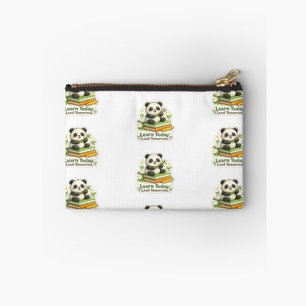 Item preview, Learn Today, Lead Tomorrow Sticker | Cute Panda Study Sticker | Student Motivation | Kawaii Book Lover Decal | Back to School Gift designed and sold by Ishratparween11.